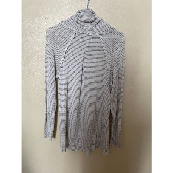 Knox Rose Womens Top Size Small Long Sleeve Turtle Neck Gray - Picture 4 of 5